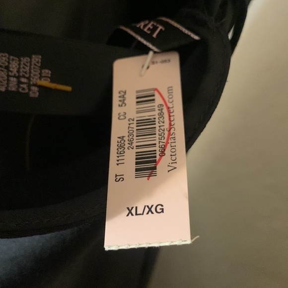 NWT Victoria Secret Black Slip Dress With Sequin Detail.  Sz XL - Picture 7 of 10